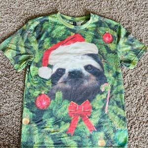 Holiday Sloth Tee